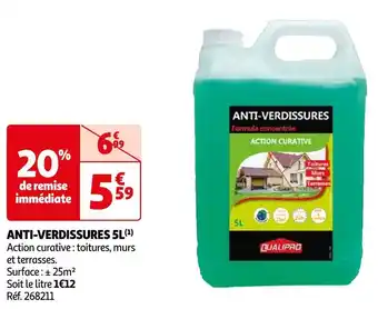 Aqualipro anti-verdissures 5l