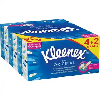 Auchan Mouchoirs boite the original kleenex offre