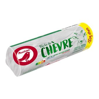 Auchan Supermarché Bûche de chèvre auchan offre