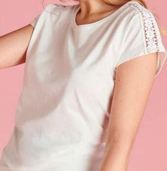 Auchan Tee-shirt femme inextenso offre