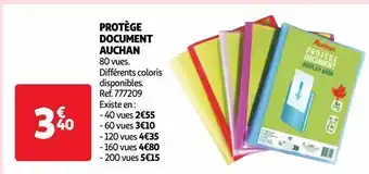 Auchan Protège document auchan offre