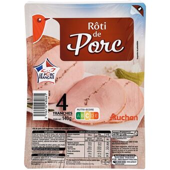 Auchan Rôti de porc supérieur auchan offre