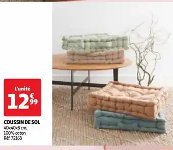 Auchan Coussin de sol offre