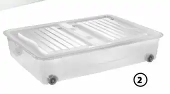 Auchan Dessous de lit 56l 59x79x16,9 cm offre