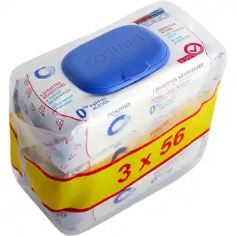 Auchan Lingettes cosmia baby offre