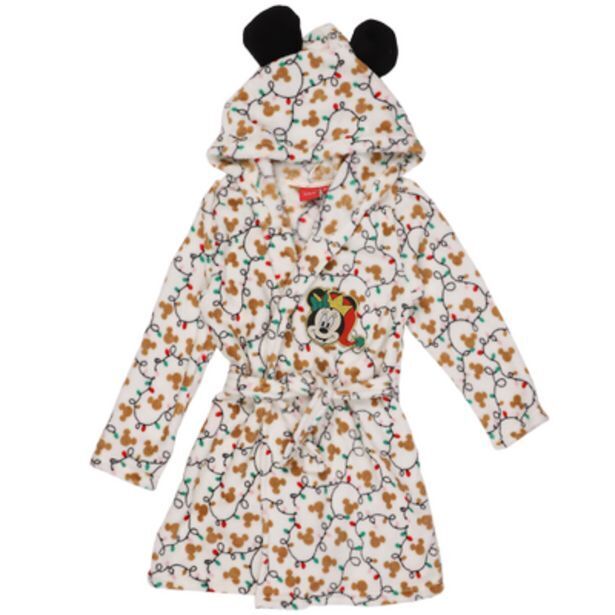 Promo Robe de chambre blanche avec minnie chez Stokomani