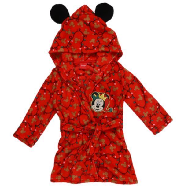 Promo Robe de chambre rouge avec minnie chez Stokomani