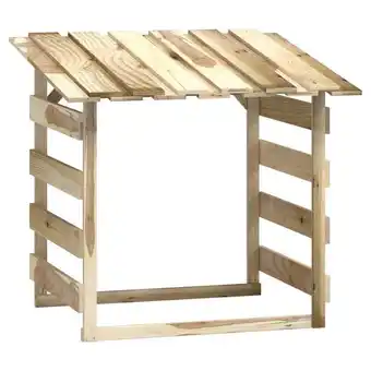 Vidaxl - pergola avec toit 100x90x100 cm bois de pin imprégné
