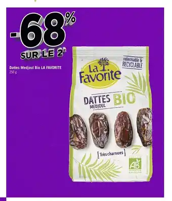 Casino Supermarchés Dattes Medjoul Bio La Favorite 250g offre