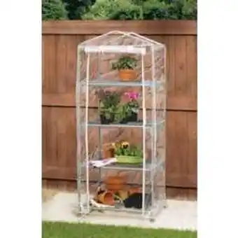 Truffaut Truffaut - mini serre de balcon en pvc - l.50 x l.45 x h.130 cm offre