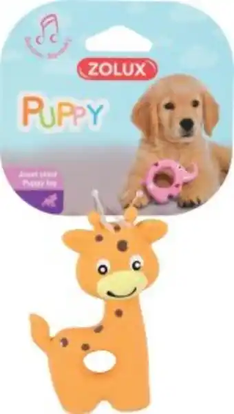Jouet latex puppy girafe pour chiot
