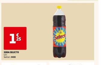 Auchan Supermarché Soda Selecto offre