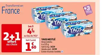 Auchan Supermarché Yaos Nestlé offre