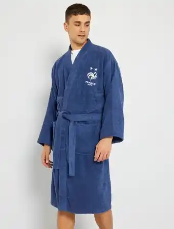Peignoir 'fff' en maille éponge
