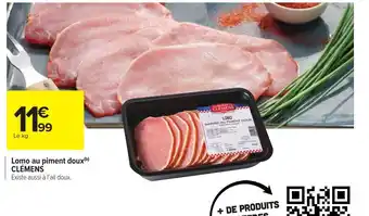 Carrefour Lomo au piment doux clemens offre