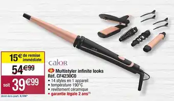 Cora x Carrefour Calor multistyler infinite looks offre