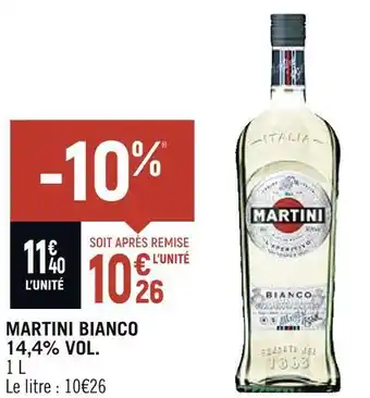 Spar Martini bianco martini bianco 14,4% vol. offre
