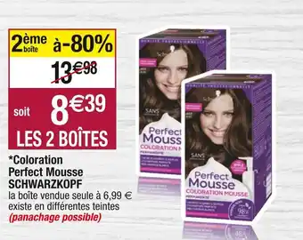 Cora x Carrefour Schwarzkopf *coloration perfect mousse offre