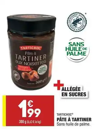 ALDI Pâte à Tartiner Tartichoc offre