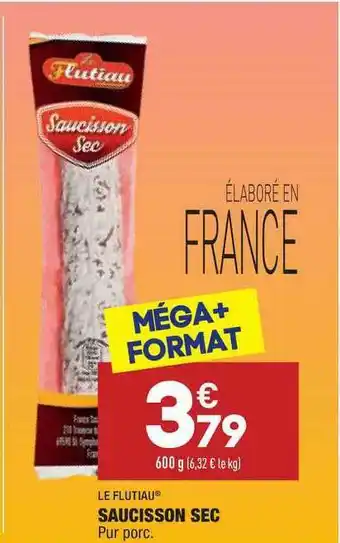 ALDI Le Flutiau Saucisson Sec offre