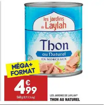 ALDI Thon Au Naturel Les Jardins De Laylah offre