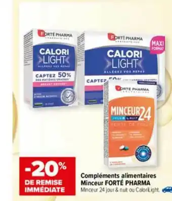 Carrefour Compléments Alimentaires Minceur Forté Pharma offre