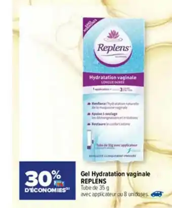 Carrefour Gel Hydratation Vaginale Replens offre