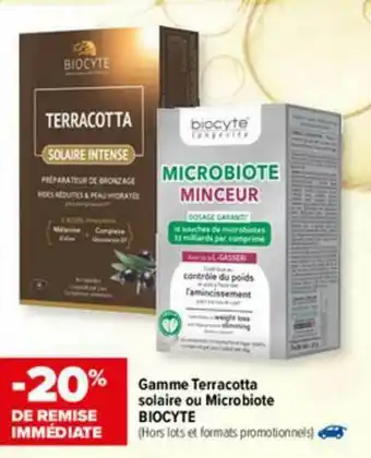 Carrefour Gamme Terracotta Solaire Ou Microbiote Biocyte offre