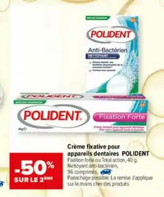 Carrefour Crème Fixative Pour Appareils Dentaires Polident offre
