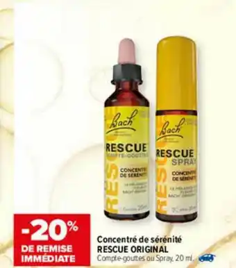 Carrefour Concentré De Sérénité Rescue Original offre