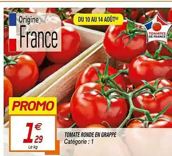 Netto Tomate Ronde En Grappe offre