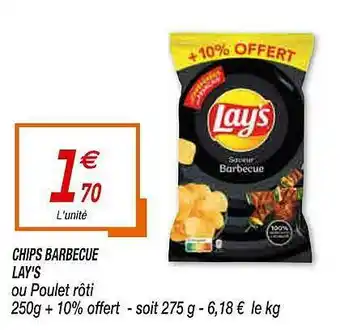 Netto Chips Barbecue Lay's offre