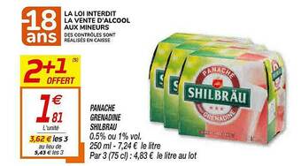 Netto Panaché Grenadine Shilbrau offre