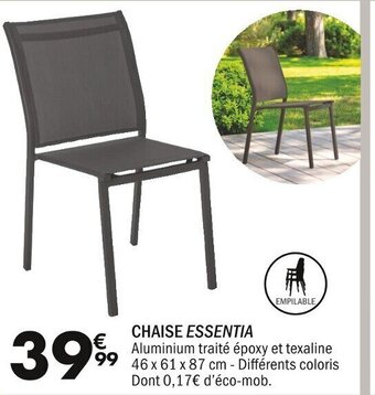 La Foir'Fouille Chaise Essentia offre