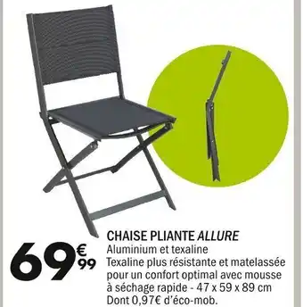 Chaise Pliante Allure