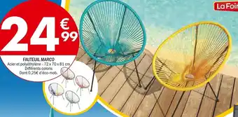 La Foir'Fouille Fauteuil Marco offre