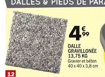 La Foir'Fouille Dalle Gravillonée 13,75 KG offre