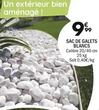 La Foir'Fouille Sac De Galets Blancs offre