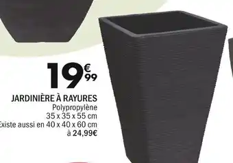 La Foir'Fouille Jardiniére A Rayures offre