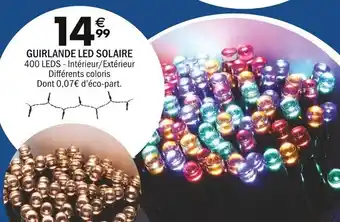 La Foir'Fouille Guirlande Led Solaire offre