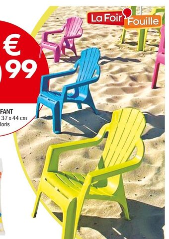 La Foir'Fouille Fauteuil Enfant offre