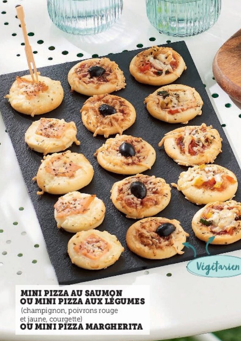 Hyper U Mini Pizza Au Saumon Ou Mini Pizza Aux Legumes offre