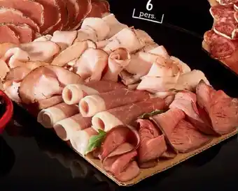 Hyper U Planche De Chiffonnade De Viandes Froids Pour 6 Personnes offre