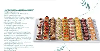 Hyper U Plateau De 63 Canapés Gourmet offre