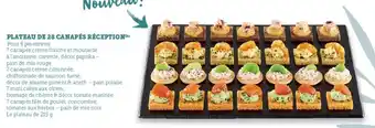Plateau De 28 Canapés Réception