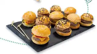 10 Mini Burgers Panachés