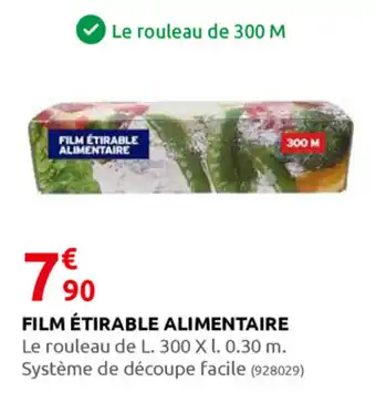 Rural Master Film Etirable Alimentaire offre