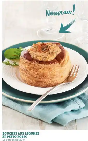 Bouchée Aux Legumes Et Pesto Rosso