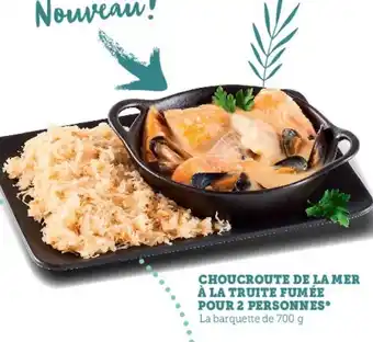Hyper U Choucroute De La Mer A La Truite Fumée Pour 2 Personnes offre