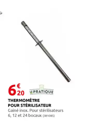 Rural Master Thermometre Pour Sterilisateur offre